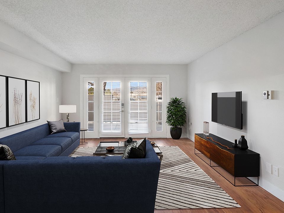 Bight and open living areas that open out to a spacious balcony