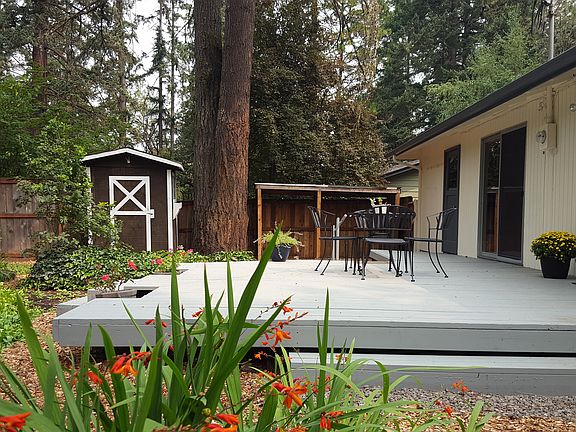 Dining on the back deck