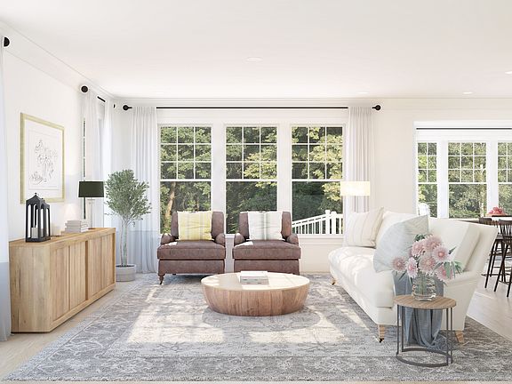 Crown moulding throughout main living area