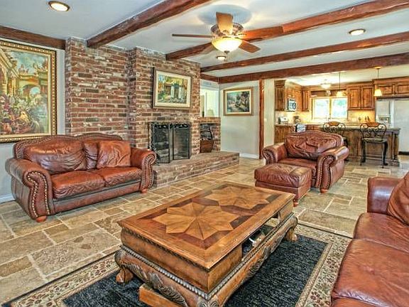 Family room off kitchen