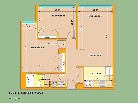 3rd image of 1001 S Forest Ave APT 214