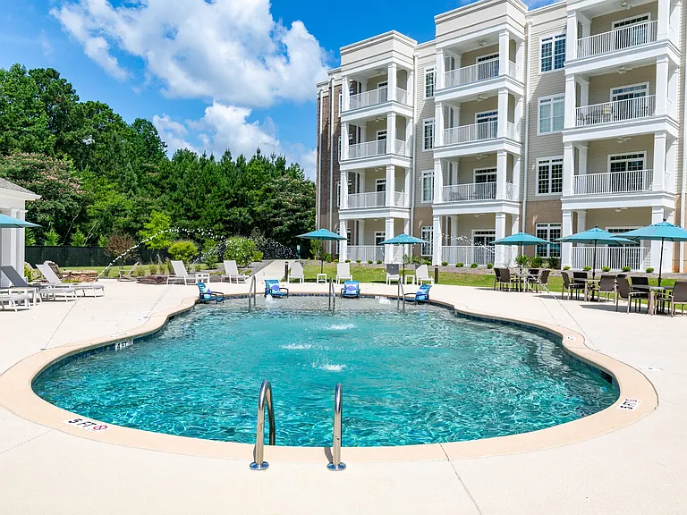 Spend sunny days by the community pool