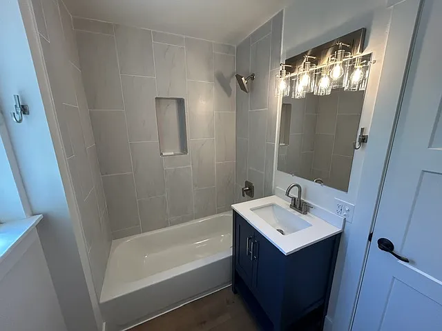 Full bath off kitchen