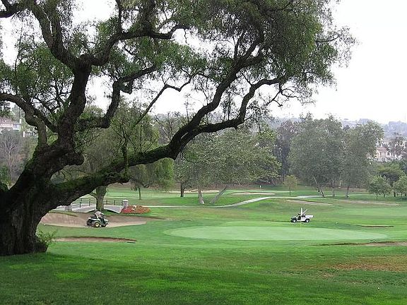 View of the golf course