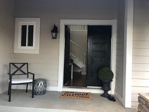 View of front door