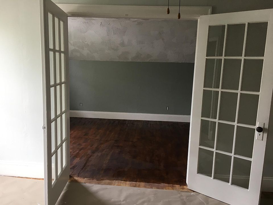 Big bedroom with fresh paint