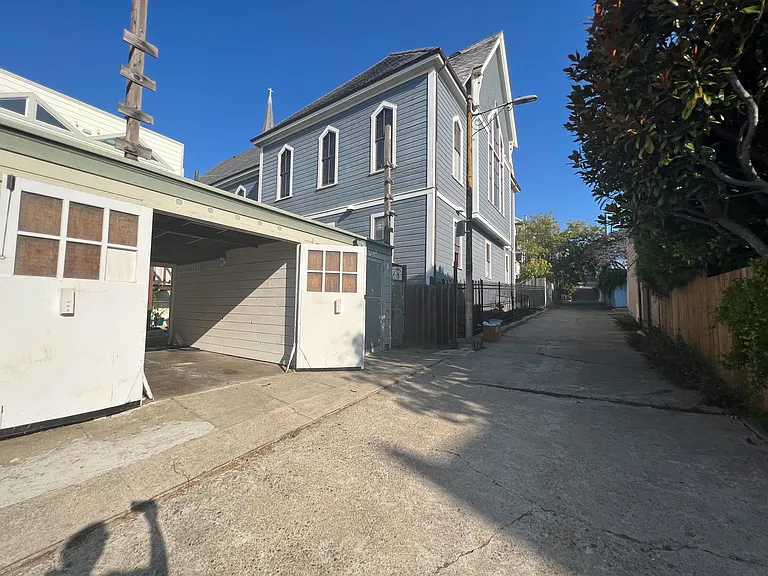 (Optional Parking) Entrance to garage from Blanche Alley in the back of the house.