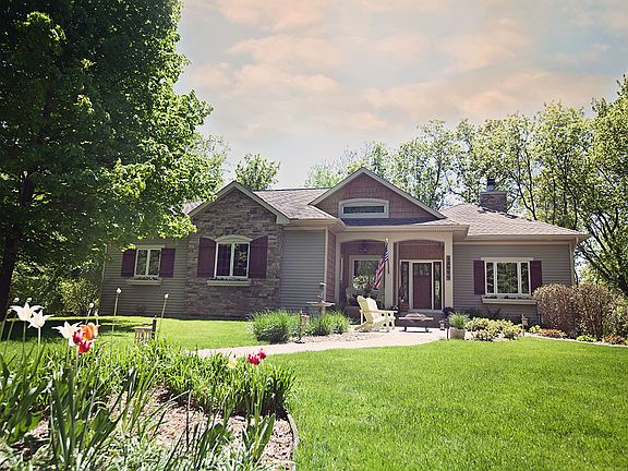 Warm, welcoming patio.