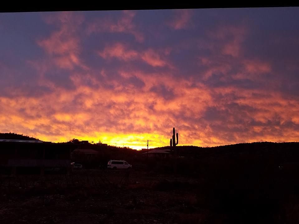 Gorgeous Sunrise from our back porch!