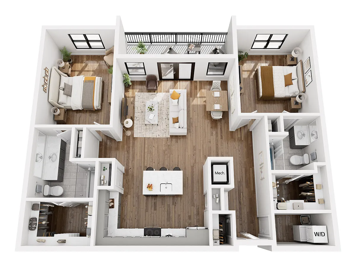 Floor plan Amethyst AFF