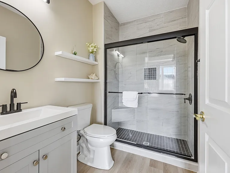 A clean and comfortable space to refresh during your stay.
