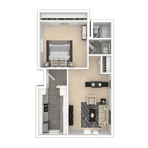 Floor plan Windmill 1x1