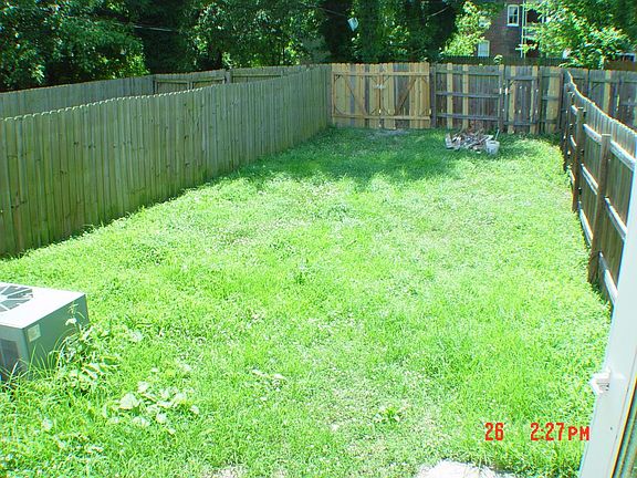 Fenced Back Yard