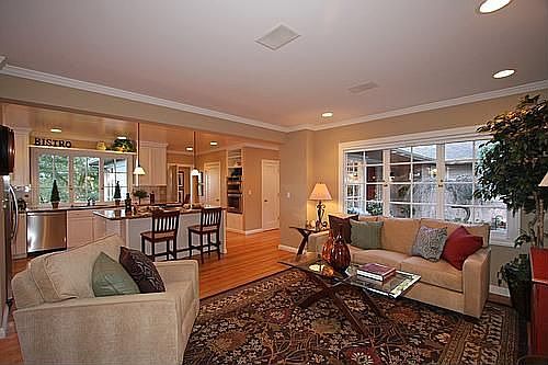 Kitchen and Family room