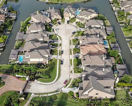 Every home is on water