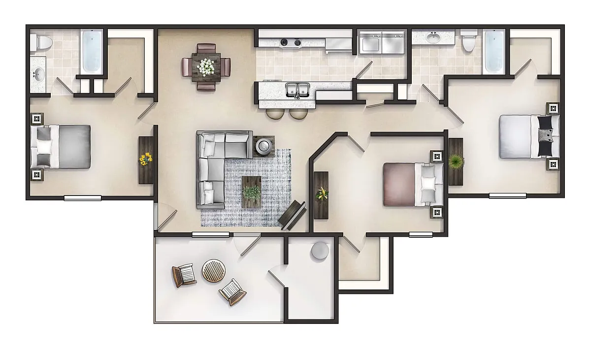 Floor plan The Laurel