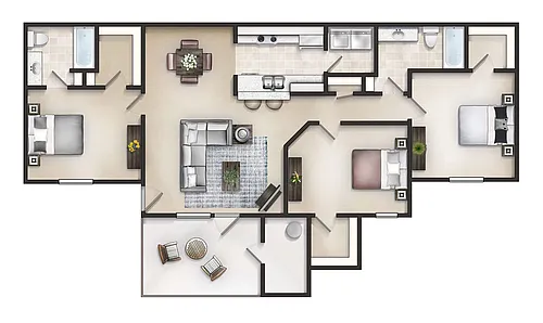 Floor plan The Laurel
