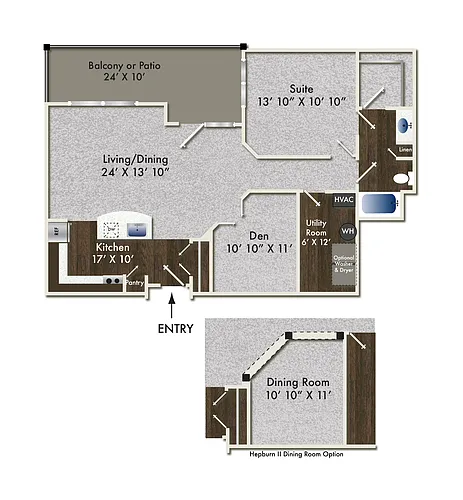 Floor plan Hepburn