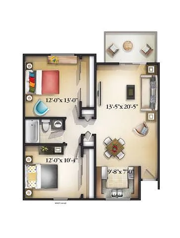 Floor plan Tahoma