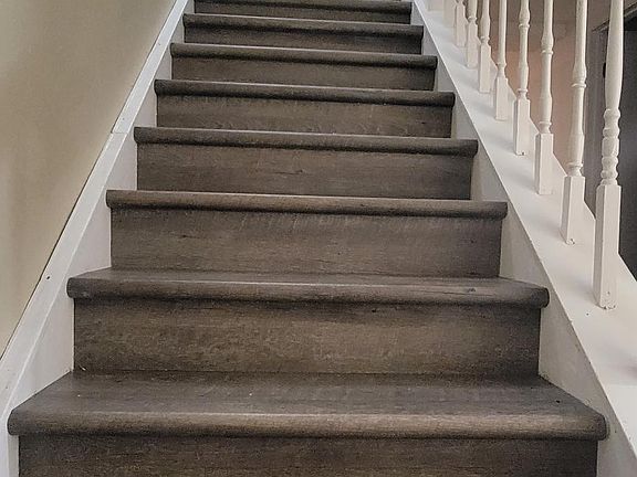 New luxury vinyl stairs