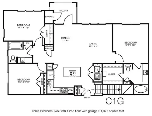 Floor plan C1