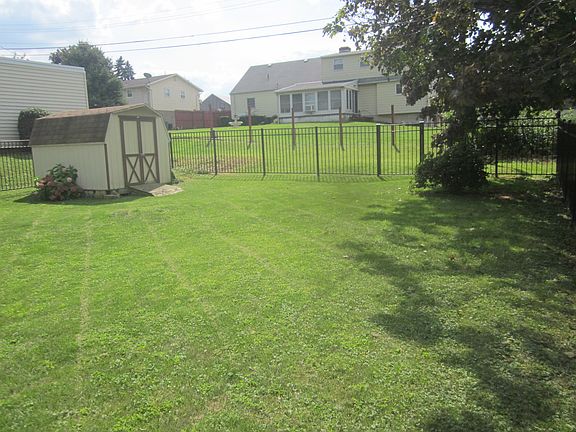 Fenced back yard