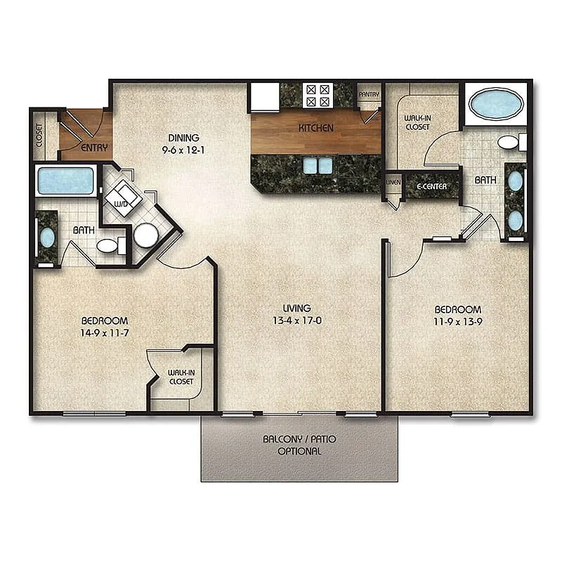 Floor plan Manhattan I