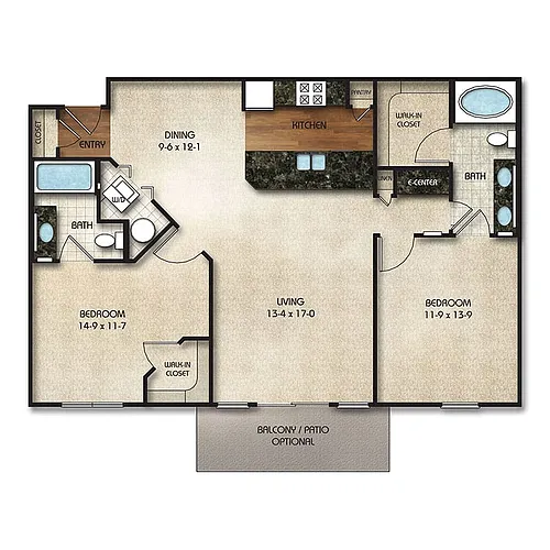Floor plan Manhattan I