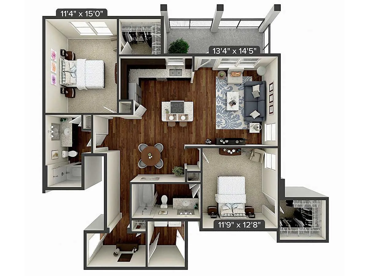 Floor plan B4-1232