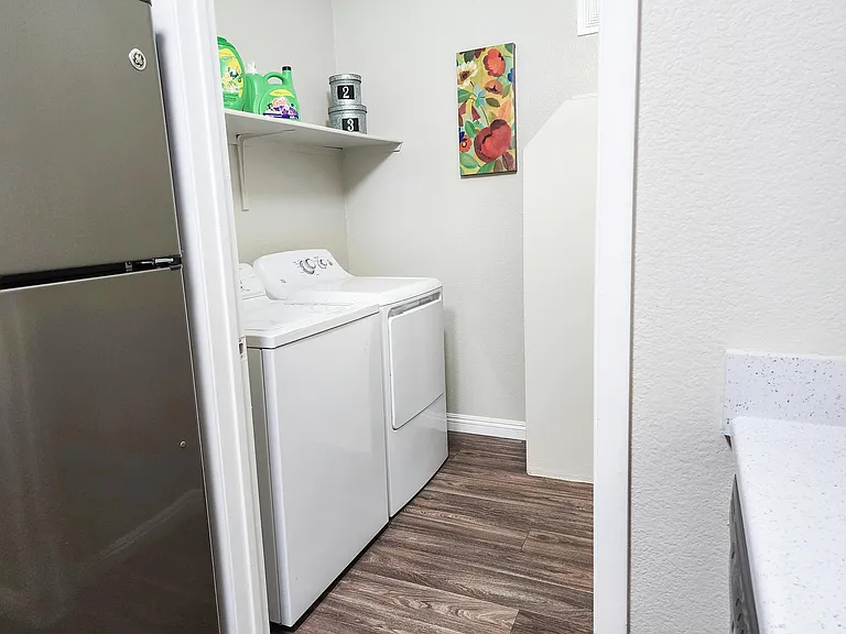 Alterra 2 bedroom, 2 bath laundry room - full size, side-by-side washer & dryer