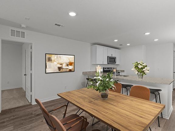 Open Kitchen Dining Area