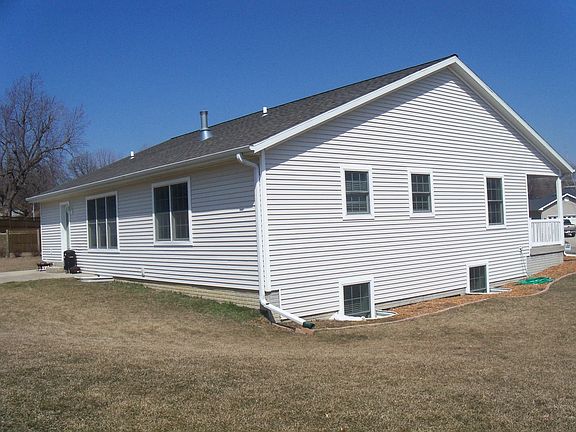 East side and back