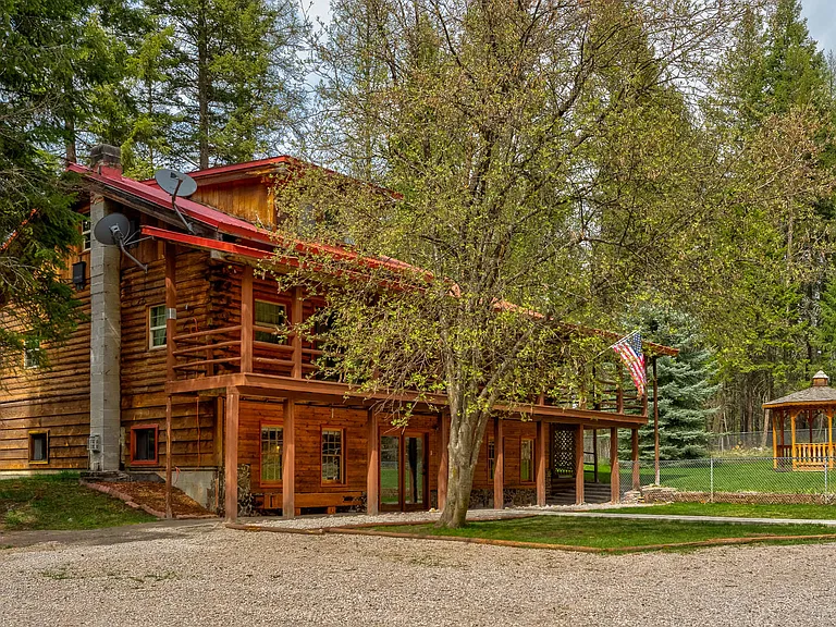 Side view of house