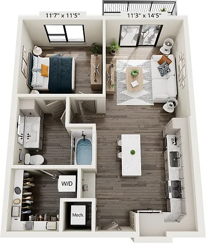 Floor plan A35