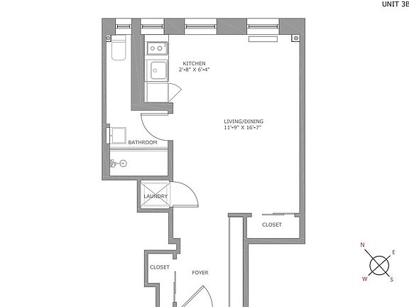 2nd image of 220 W 24th St APT 3B