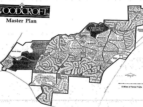Woodcroft community map (sorry for the blurriness)