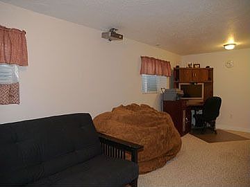 Large Basement Family Room wired for projector