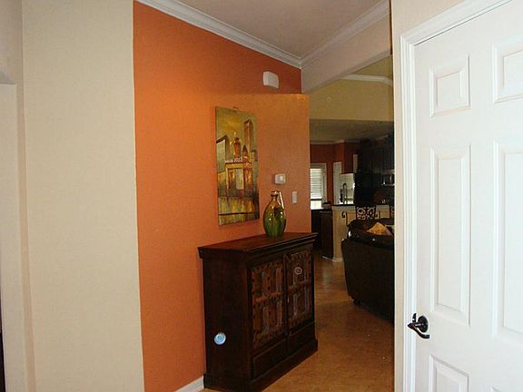 From the entry into the den