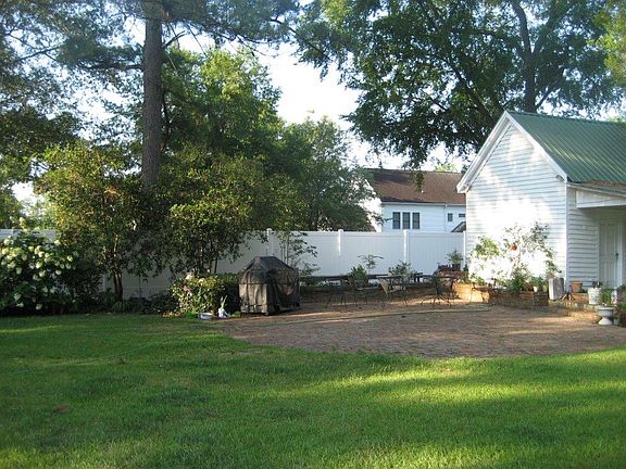 Backyard Patio and Playhouse