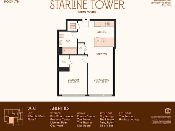 2nd image of 250 W 49th St #3203