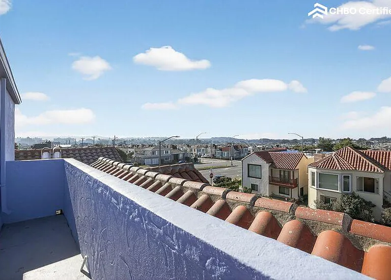 View from primary bedroom balcony