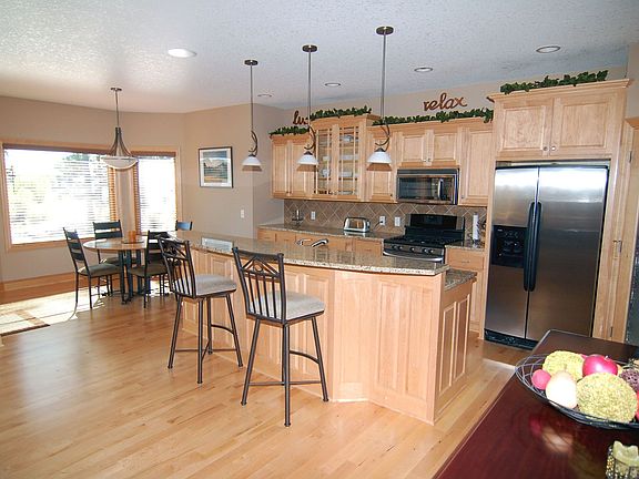 Open maple kitchen