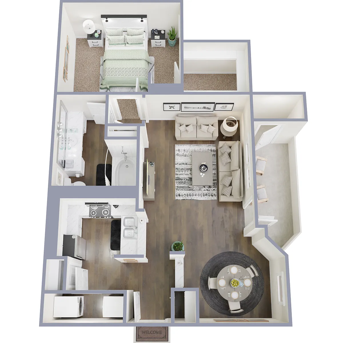 Floor plan 1X1
