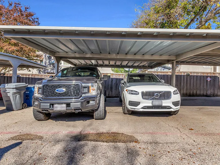 Covered and gated parking!