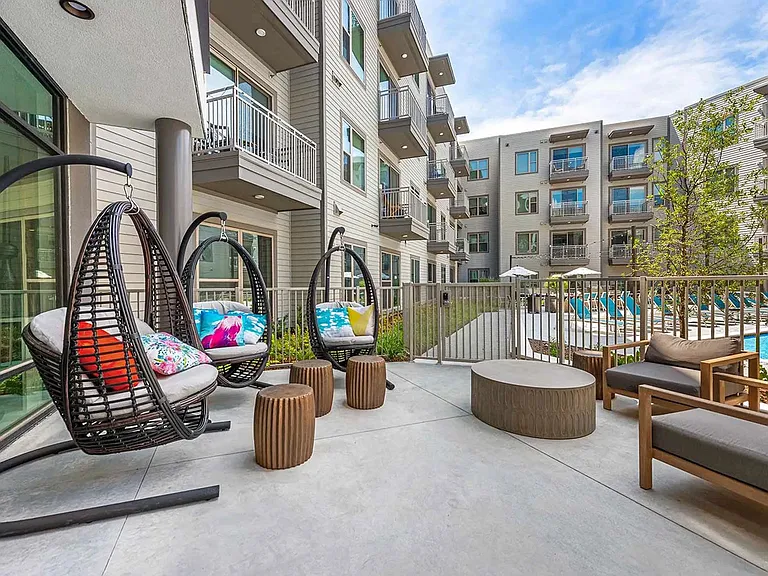 Relax at our lounge area by the pool.