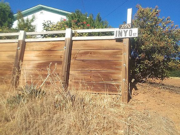 Street sign at start of Inyo St