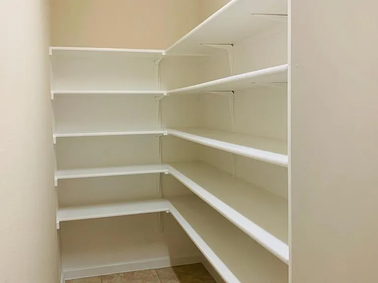 Large pantry area just behind the kitchen