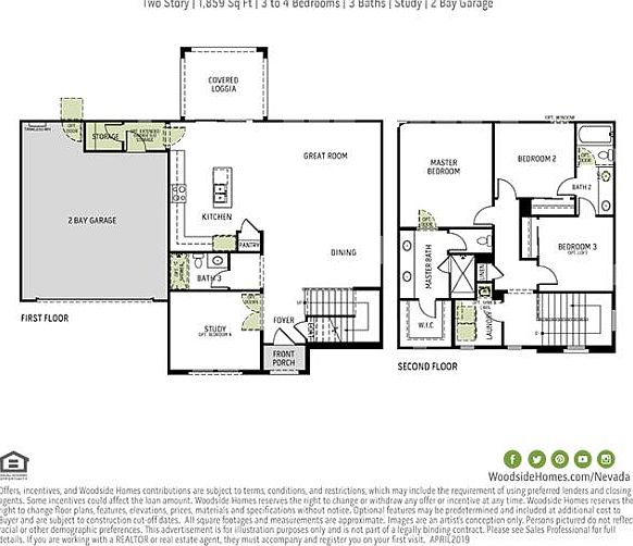 Woodside Homes - Dakota Plan - Lot 83