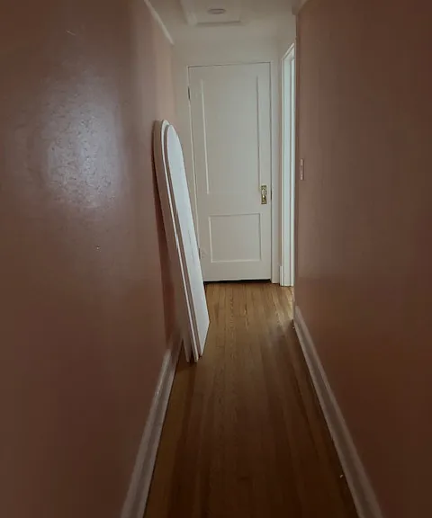 hall way, large closet