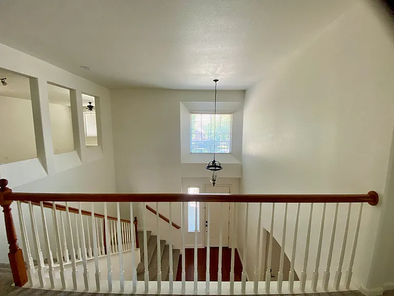 Upstairs open hallway
